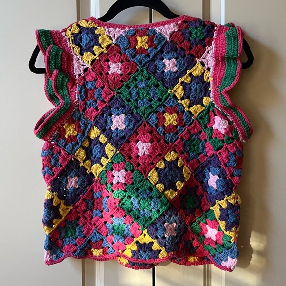 FARM Rio Multicolor Crochet Top - Picture 7 of 14